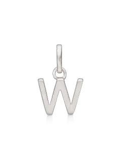 STØVRING | W BOGSTAV | Sølv vedhæng