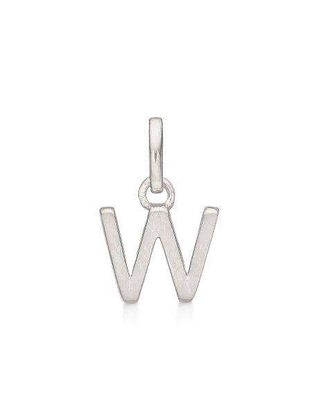 STØVRING | W BOGSTAV | Sølv vedhæng