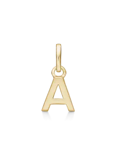 STØVRING | A BOGSTAV | Sølvforgyldt vedhæng