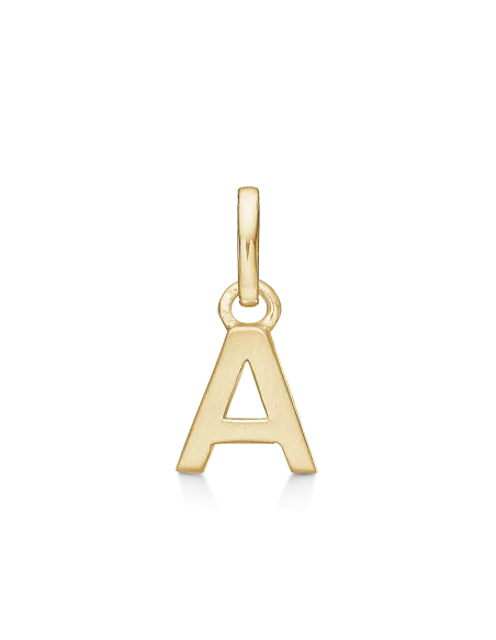 STØVRING | A BOGSTAV | Sølvforgyldt vedhæng