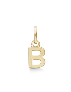 STØVRING | B BOGSTAV | Sølvforgyldt vedhæng