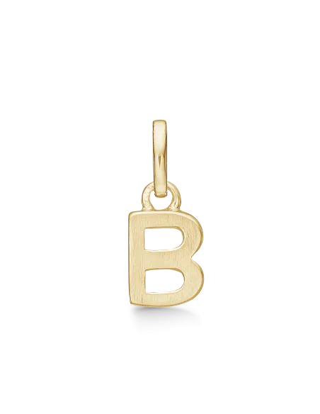 STØVRING | B BOGSTAV | Sølvforgyldt vedhæng