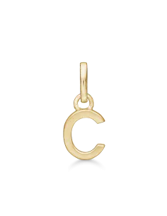 STØVRING | C BOGSTAV | Sølvforgyldt vedhæng