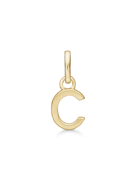 STØVRING | C BOGSTAV | Sølvforgyldt vedhæng