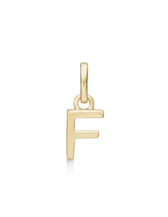 STØVRING | F BOGSTAV | Sølvforgyldt vedhæng