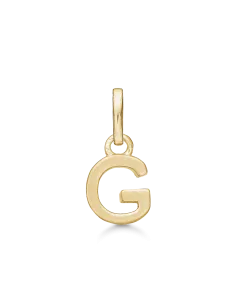 STØVRING | G BOGSTAV | Sølvforgyldt vedhæng