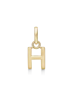 STØVRING | H BOGSTAV | Sølvforgyldt vedhæng