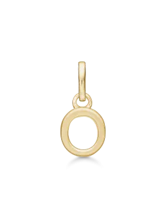 STØVRING | O BOGSTAV | Sølvforgyldt vedhæng