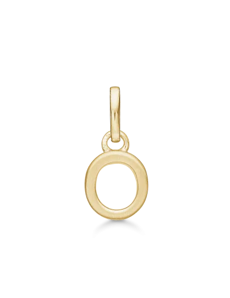 STØVRING | O BOGSTAV | Sølvforgyldt vedhæng