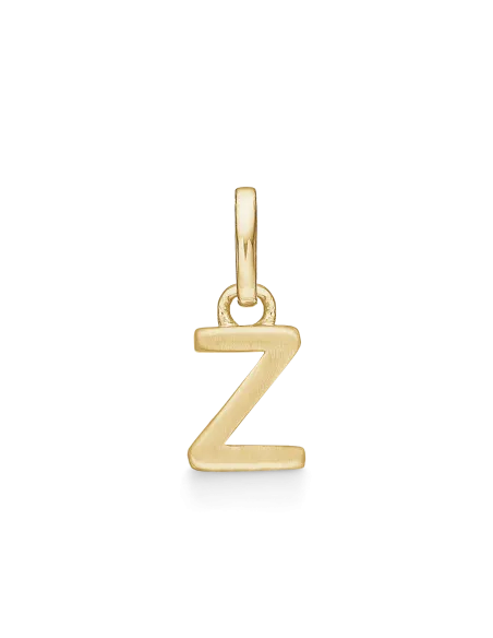 STØVRING | Z BOGSTAV | Sølvforgyldt vedhæng