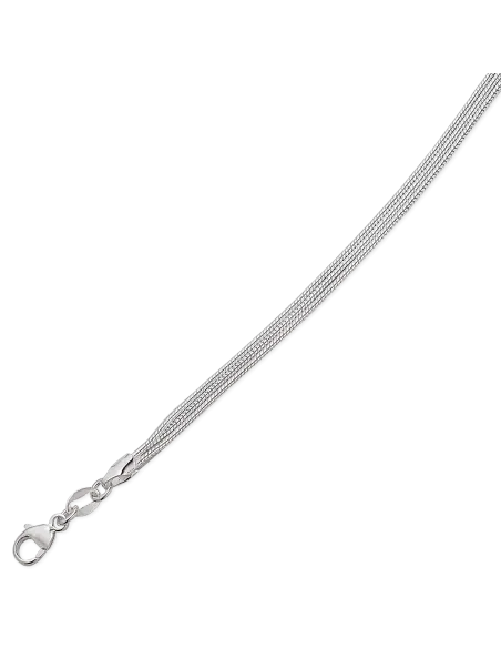 STØVRING | Sølv rhodineret armbånd