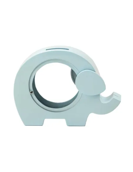 NOA KIDS | Forkromet sparebøsse elefant - lyseblå