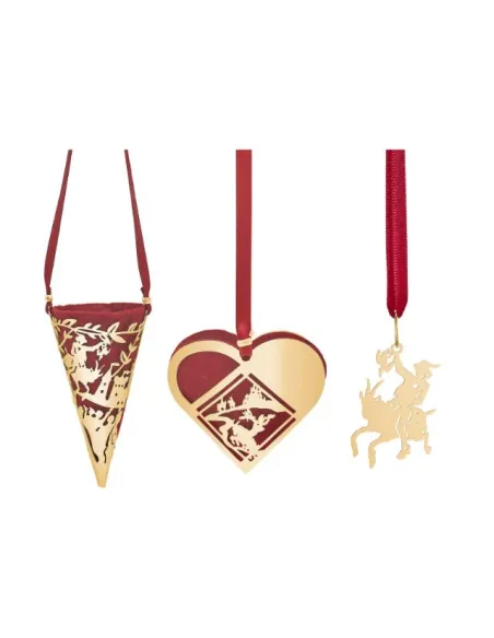 H.C. ANDERSEN | 3-stk. mini - Klods Hans - 18k fg