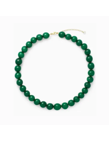 SOÏ | Faro Grøn Jade | Krystal halskæde