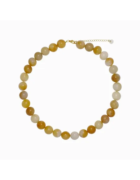 SOÏ | Faro Orange Aventurin | Krystal halskæde