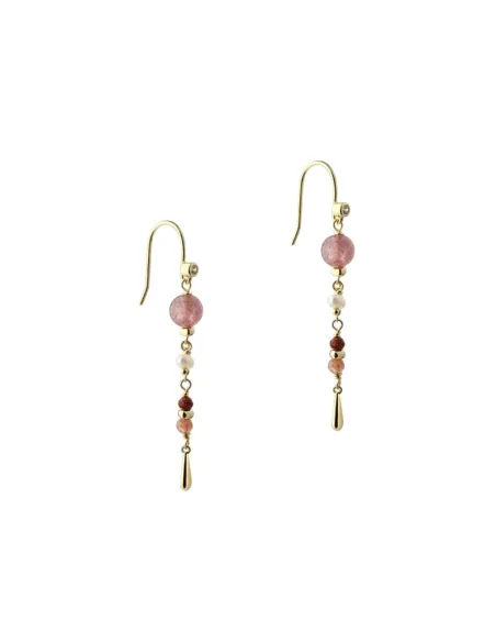 AQUA DULCE | PEACHY EARHOOK | GOLDEN AQUA DULCE | PEACHY EARHOOK | GOLDEN