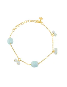 SUSANNE FRIIS BJØRNER | Armbånd forgyldt med amazonit