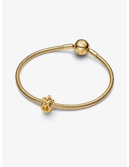 PANDORA | Uendelighedsknude Charm 14 kt. guldbelægning PANDORA | Uendelighedsknude Charm 14 kt. guldbelægning