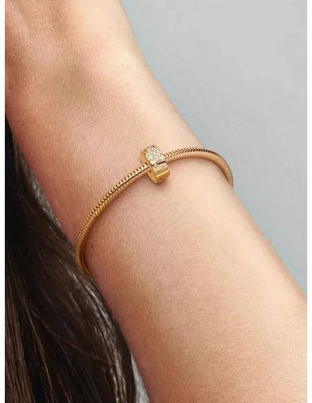 PANDORA | Mælkevejens Stjernebillede Klemmeled 14 kt. guldbelægning PANDORA | Mælkevejens Stjernebillede Klemmeled 14 kt. guldbelægning