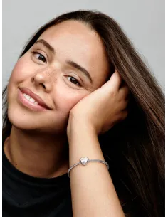 PANDORA | Søster Hjerte Charm Sterlingsølv 2