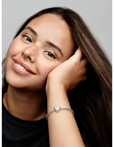 PANDORA | Søster Hjerte Charm Sterlingsølv