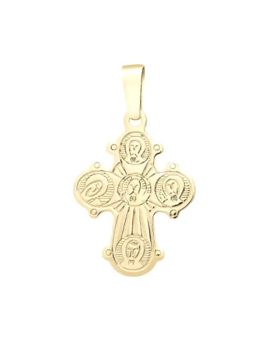 Siersbøl | 8kt. guld dagmarkors m/apostle 21mm