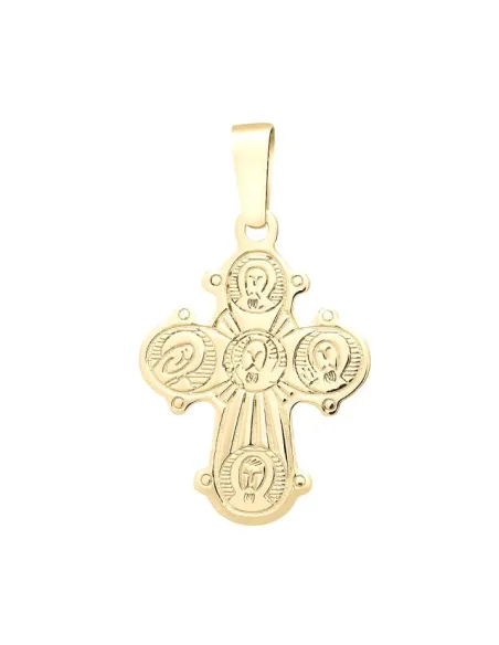 Siersbøl | 8kt. guld dagmarkors m/apostle 21mm