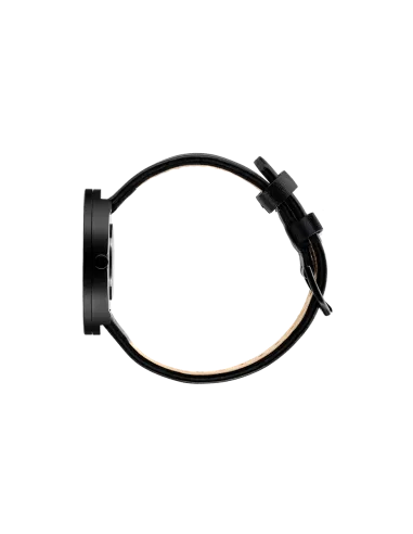 PICTO | 40 mm / Black dial / Black leather strap