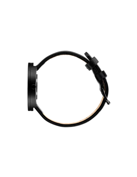 PICTO | 40 mm / Black dial / Black leather strap