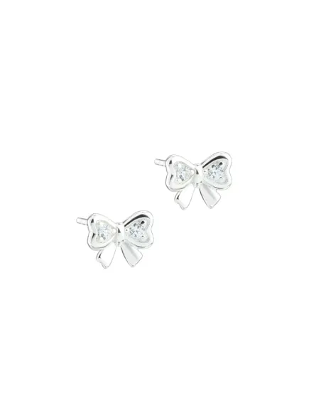 AQUA DULCE | NICE BOW EARSTUD | SILVER