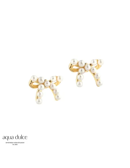 AQUA DULCE | PEARLY BOW | GOLD