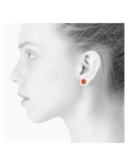 Scherning | SPLASH ørestikker · CORAL RED
