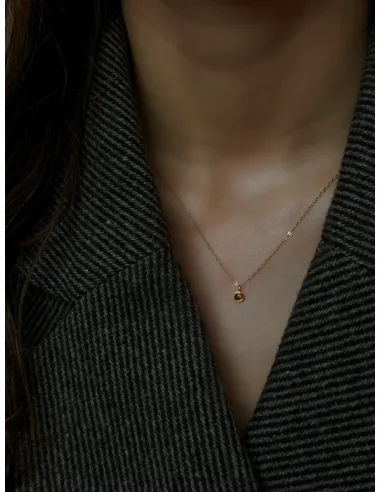 Soï | Aya Tiger Eye Krystal Halskæde