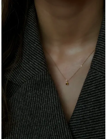 Soï | Aya Tiger Eye Krystal Halskæde Soï | Aya Tiger Eye Krystal Halskæde