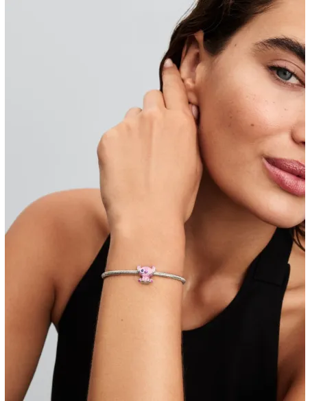 Pandora Julemagi Muranoglas Charm i rød med gylden folie og julemotiver Pandora Julemagi Muranoglas Charm i rød med gylden folie og julemotiver