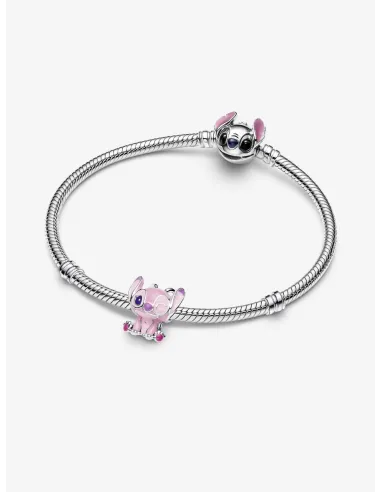 Pandora Julemagi Muranoglas Charm i rød med gylden folie og julemotiver