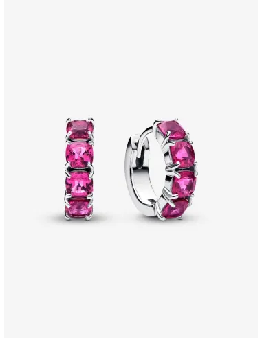 Pandora | Pink Creoler Sterlingsølv