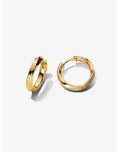 Pandora | Snoede Creoler 14 kt. guldbelægning