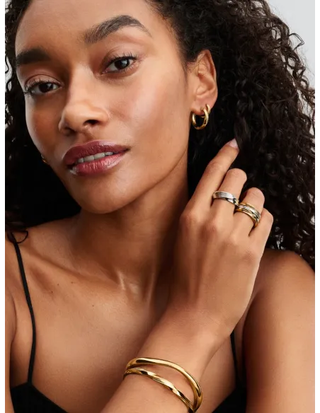 Pandora | Snoede Creoler 14 kt. guldbelægning Pandora | Snoede Creoler 14 kt. guldbelægning