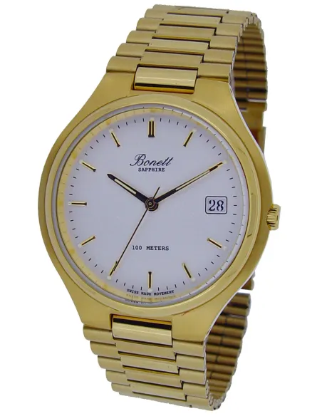 BONETT | Herreur ståldouble 10ATM med safirglas 37mm