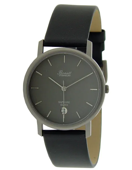 BONETT | Titanium unisexur med safirglas ø34 mm