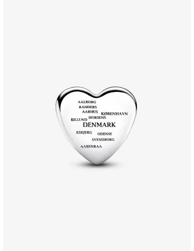 Pandora Julemagi Muranoglas Charm i rød med gylden folie og julemotiver