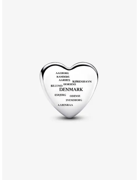 Pandora Julemagi Muranoglas Charm i rød med gylden folie og julemotiver Pandora Julemagi Muranoglas Charm i rød med gylden folie og julemotiver