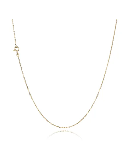 BNH | Anker Facet Halskæde 0,4 mm 14 kt guld
