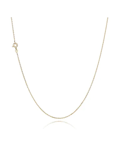 BNH | Anker Facet Halskæde 0,6 mm 8 kt guld