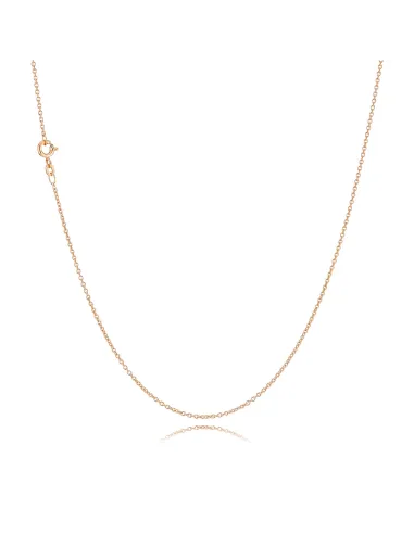 BNH | Anker Rund Halskæde 0,3 mm 14 kt Rosaguld