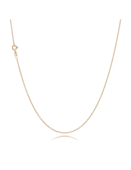 BNH | Anker Rund Halskæde 0,3 mm 14 kt Rosaguld BNH | Anker Rund Halskæde 0,3 mm 14 kt Rosaguld