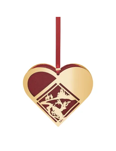 H.C. ANDERSEN | Julehjerte - Klods-Hans - 18k fg