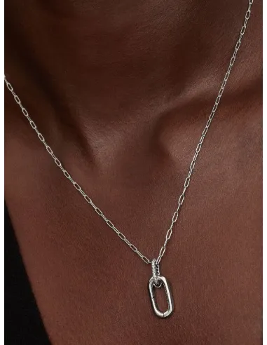 PANDORA | Halskæde med ledvedhæng, der kan åbnes Sterlingsølv