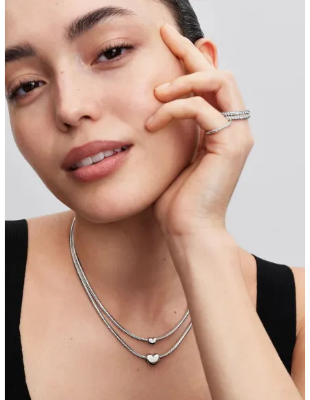 Pandora Julemagi Muranoglas Charm i rød med gylden folie og julemotiver Pandora Julemagi Muranoglas Charm i rød med gylden folie og julemotiver